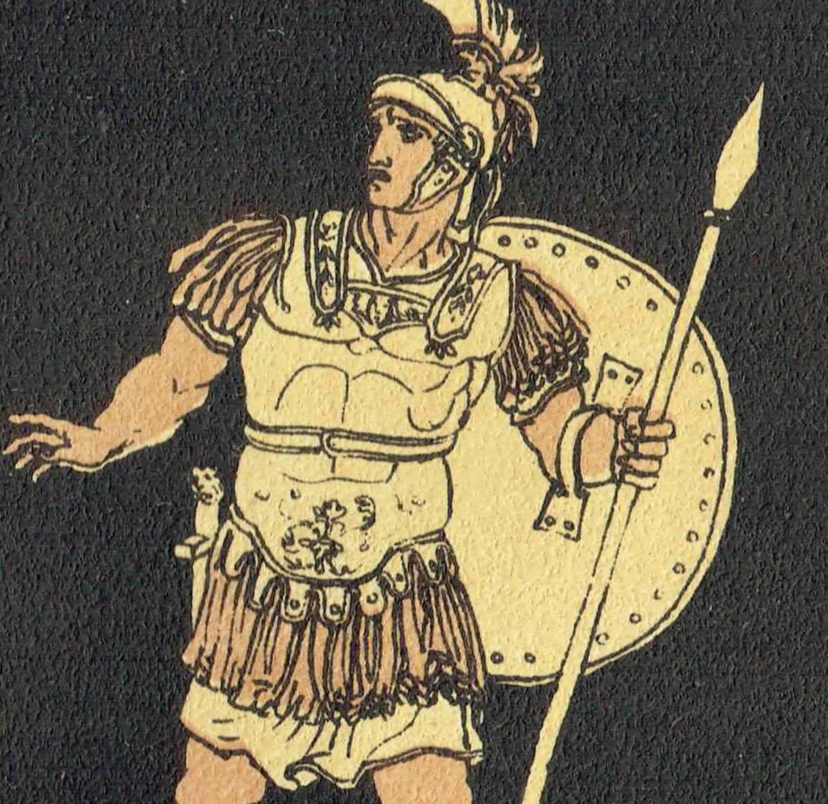 1879 Aeneas and Shade of Creusa - Original Antique Print By Pinelli - Stories From Virgil Classical Mythology Roman - 7.5 x 5 in - Image 5