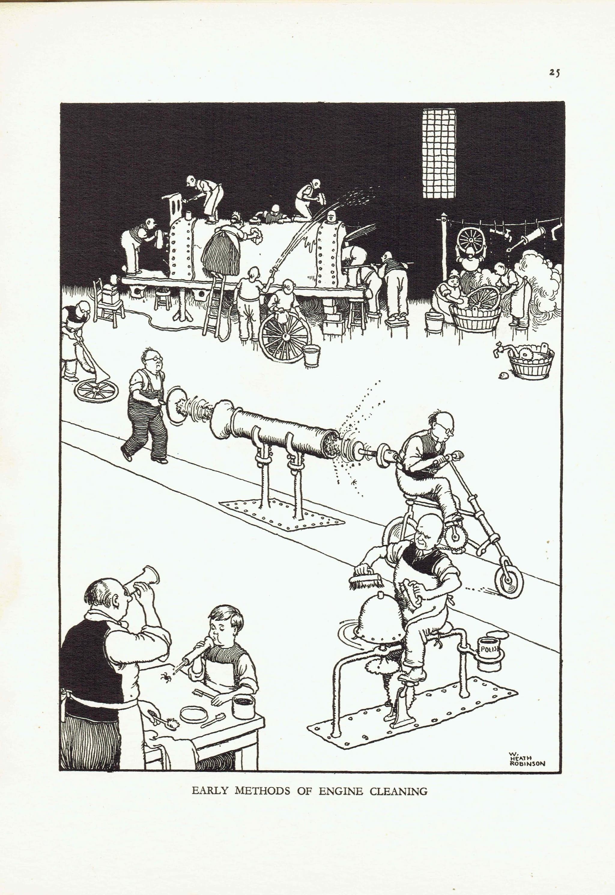 1935 Railway Policeman Saves Situation - Original Vintage Print By Robinson - Great Western Railway Humorous Cartoon - 7 x 9.5 in - Image 2
