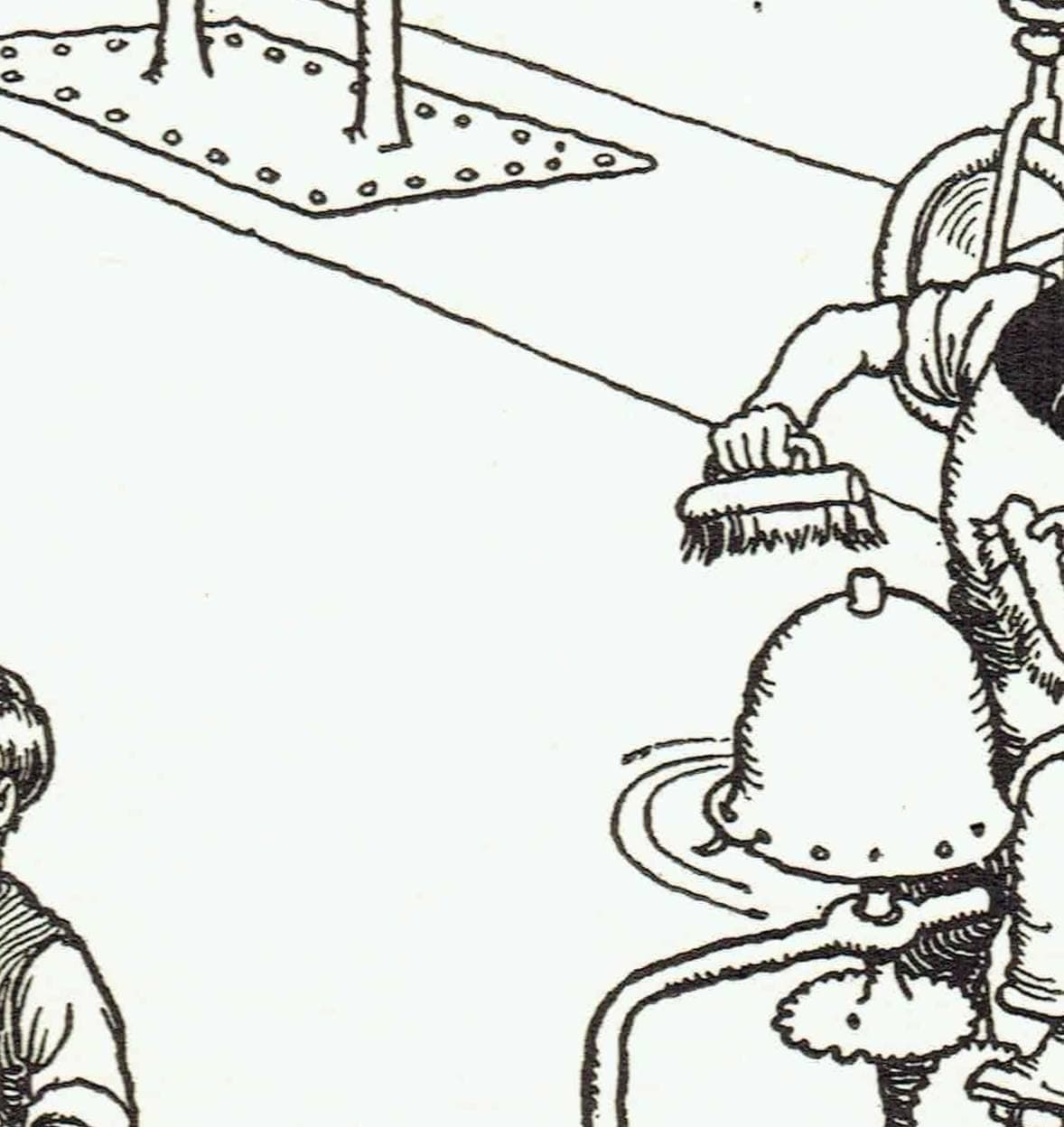 1935 Railway Policeman Saves Situation - Original Vintage Print By Robinson - Great Western Railway Humorous Cartoon - 7 x 9.5 in - Image 8