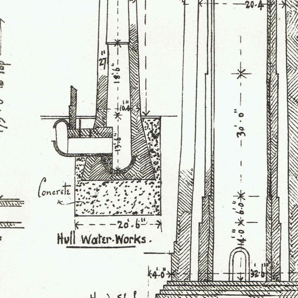 1898 Chimney Shafts Various Furnace Edinburgh Hull East London Architectural Print - W Fullerton - Building Illustration - 8 x 10.75 in - Image 4
