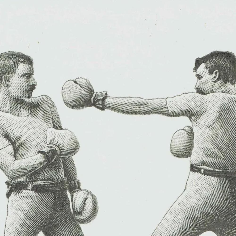 1889 Boxing Retreat Technique - Original Antique Print - Badminton Library Victorian Sports Pugilism Athletic Training - 5 x 7 in - Image 3