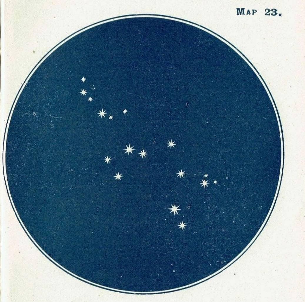 1944 Saggitarius Constellation Print - Original Vintage Print By Gall - Star Chart Celestial Astronomy Atlas Scientific Study - 4 x 6 in