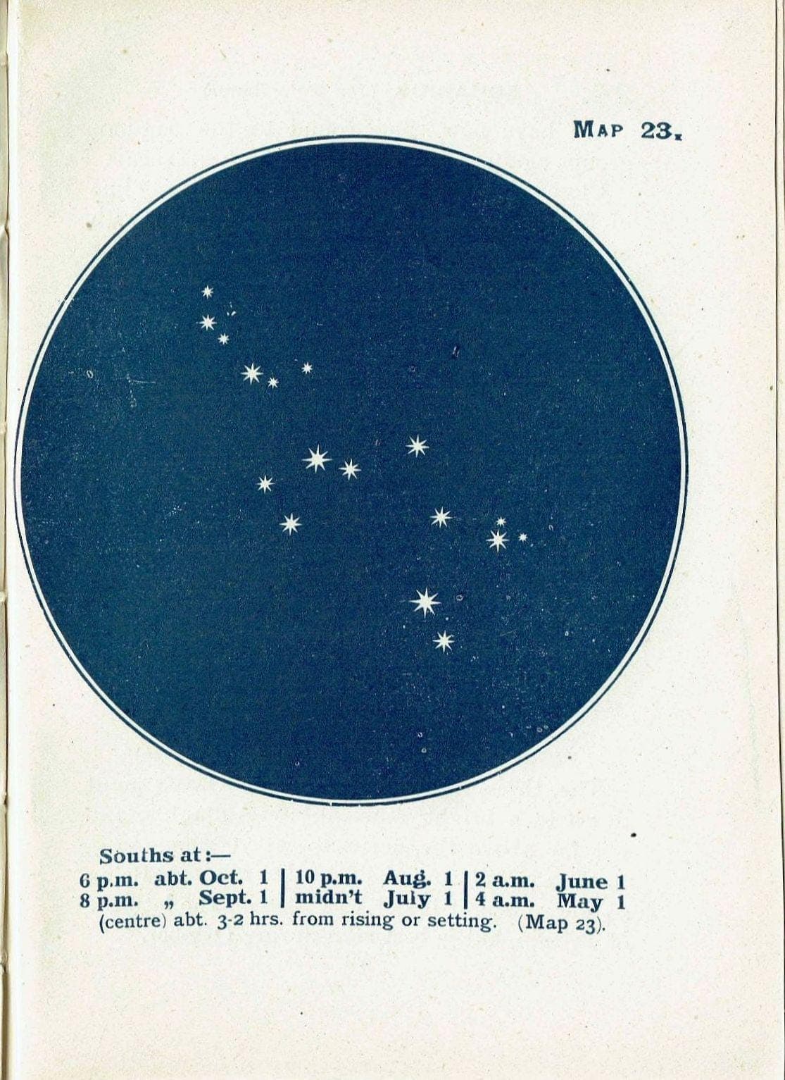 1944 Saggitarius Constellation Print - Original Vintage Print By Gall - Star Chart Celestial Astronomy Atlas Scientific Study - 4 x 6 in - Image 2