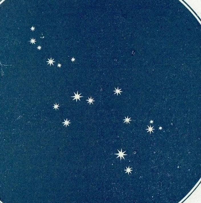 1944 Saggitarius Constellation Print - Original Vintage Print By Gall - Star Chart Celestial Astronomy Atlas Scientific Study - 4 x 6 in - Image 3