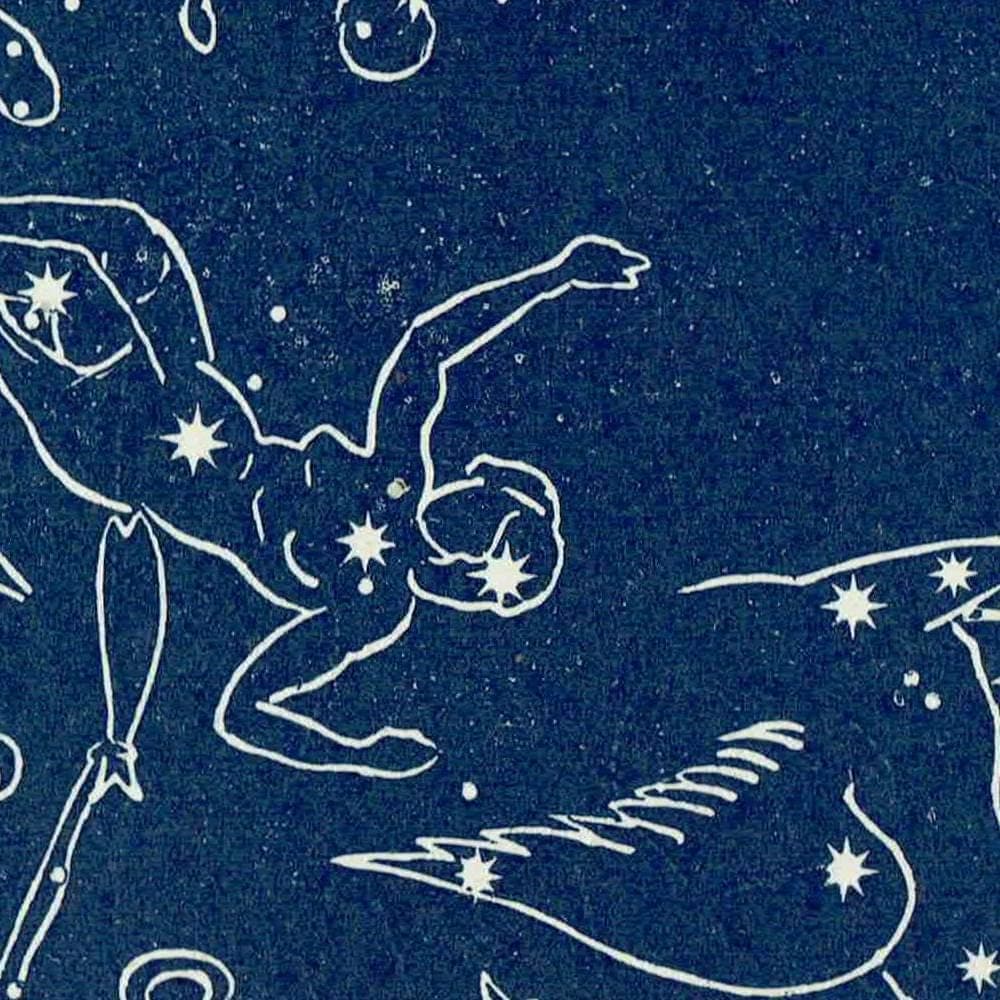 1944 Original Cassiopeia Quarter Constellation Map Print - Vintage Astronomy Star Chart - Ancient Celestial Figures - 4 x 6 in - Image 4