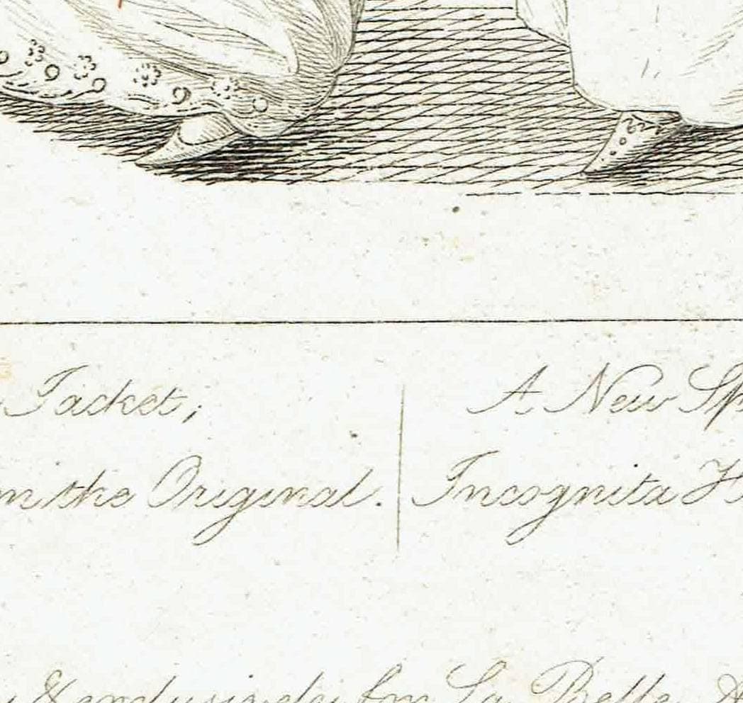 1800s Regency Period Broxborough Jacket And New Spencer Walking Dress Original Antique Print - Empire Waist Gowns Ladies Dress - 5.5 x 9 in - Image 4