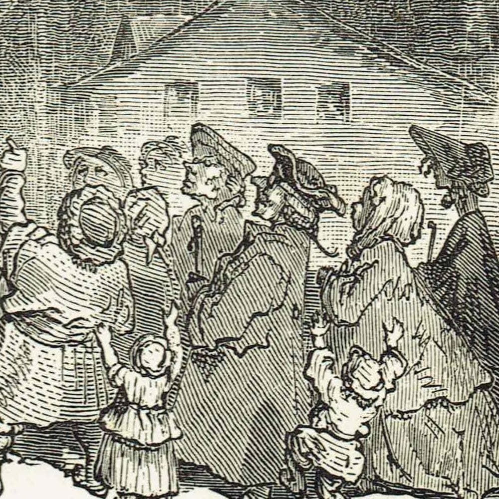 1867 Baron Munchausen Steeple Scene - Original Antique Print By Doré - Fantasy Adventure Literary Illustration - 6 x 9 in - Image 4