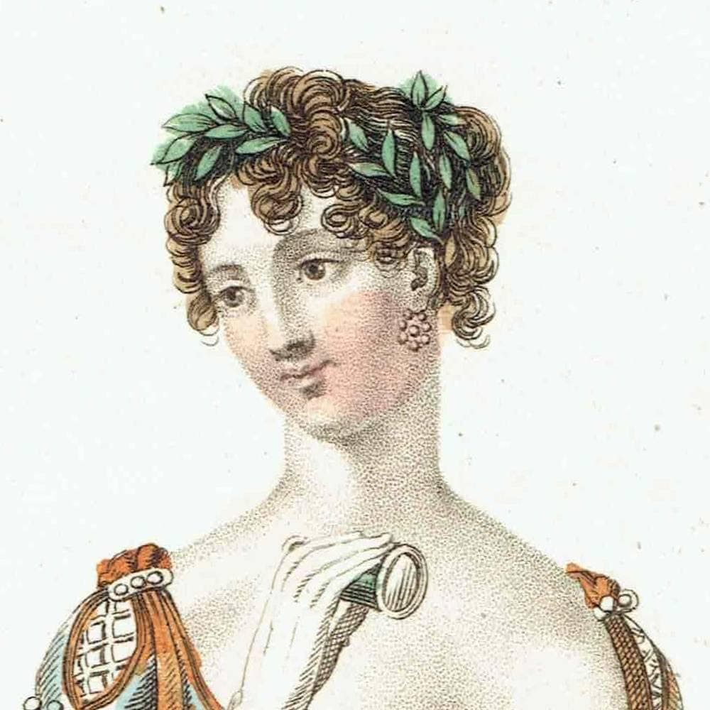 1811 La Belle Assemblee Fashion Magazine Regency Opera Dress Print - Original Antique Hand-Coloured - Period Fashion Costume - 5.25 x 9 in - Image 3