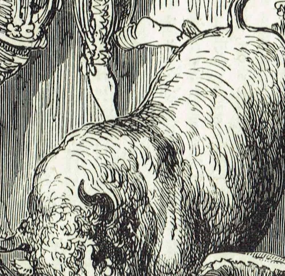 1870s Bull Leaping Arena Original Woodblock Print - Victorian Bullfighting Scene - Antique Book Illustration - 12 x 8.5 in - Image 4