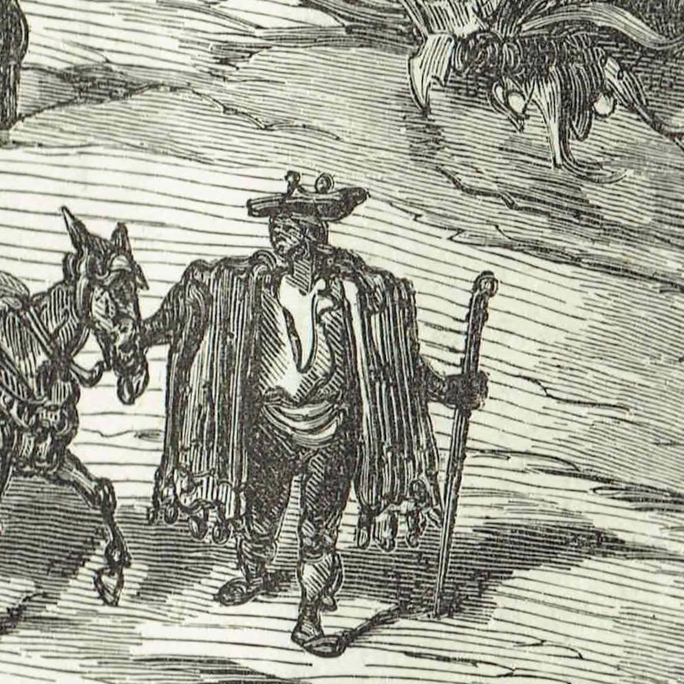 1870s Original Detailed Spanish Palm Grove Landscape Woodblock Print - Victorian Travel Book Drawing - Antique Alicante Scene - 12 x 8.5 in - Image 5