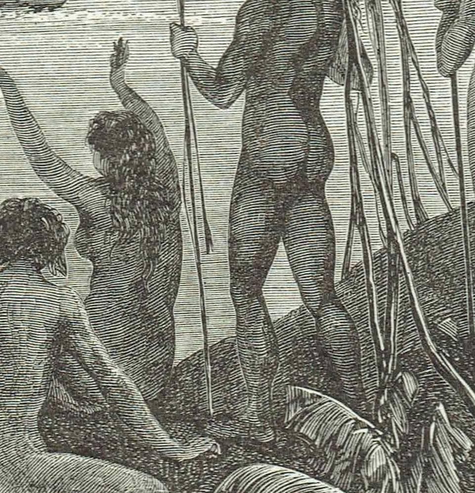 1870s Original Victorian Steamboat Orinoco River Woodblock Print - South American Exploration Print - Historical Travel - 8.5 x 12 in - Image 5