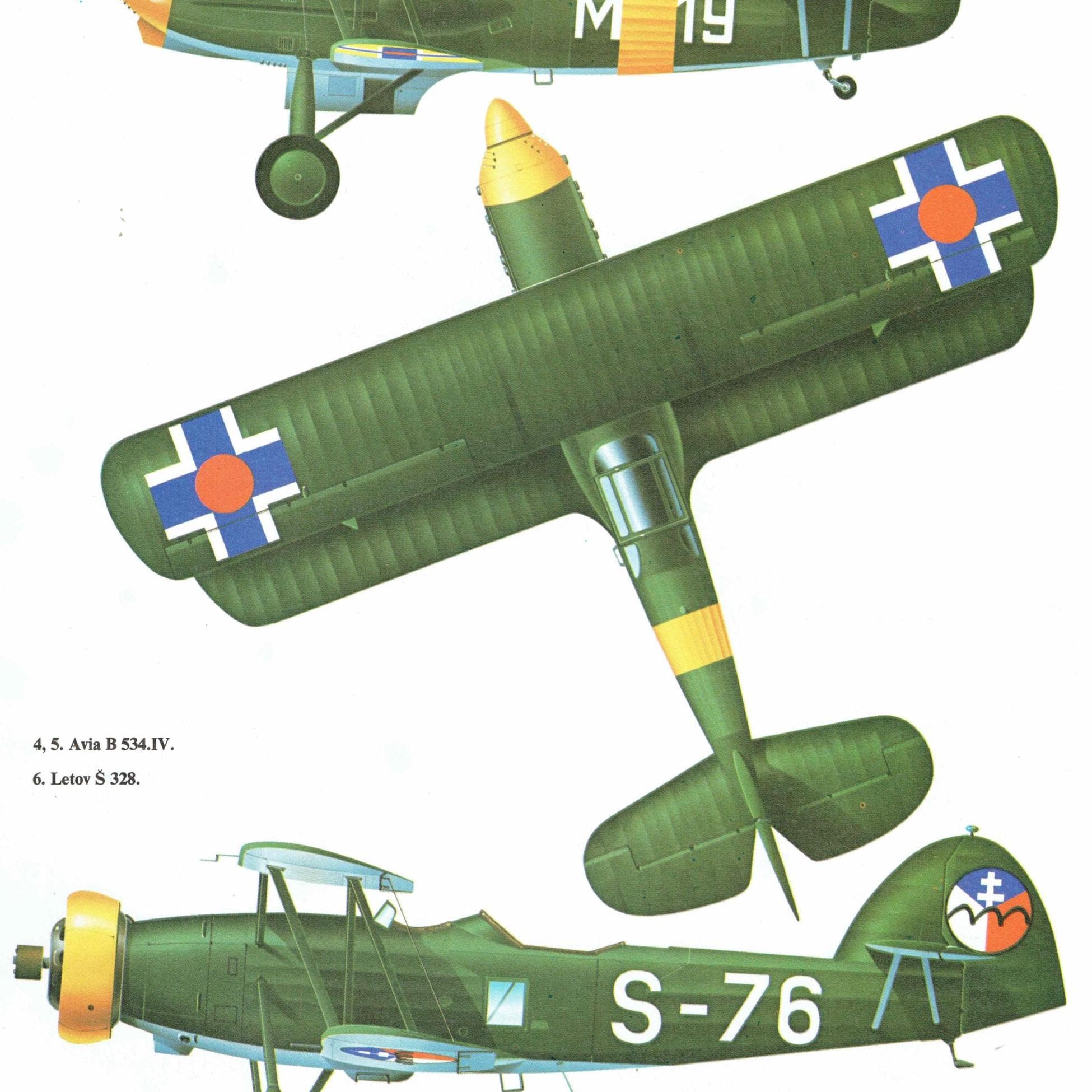 1985 Commonwealth CA-13 Boomerang II & Noorduyn Uc-64A Norseman Military Planes Vintage Print - WWII Aircraft Drawing - 8 x 10.75 in - Image 2