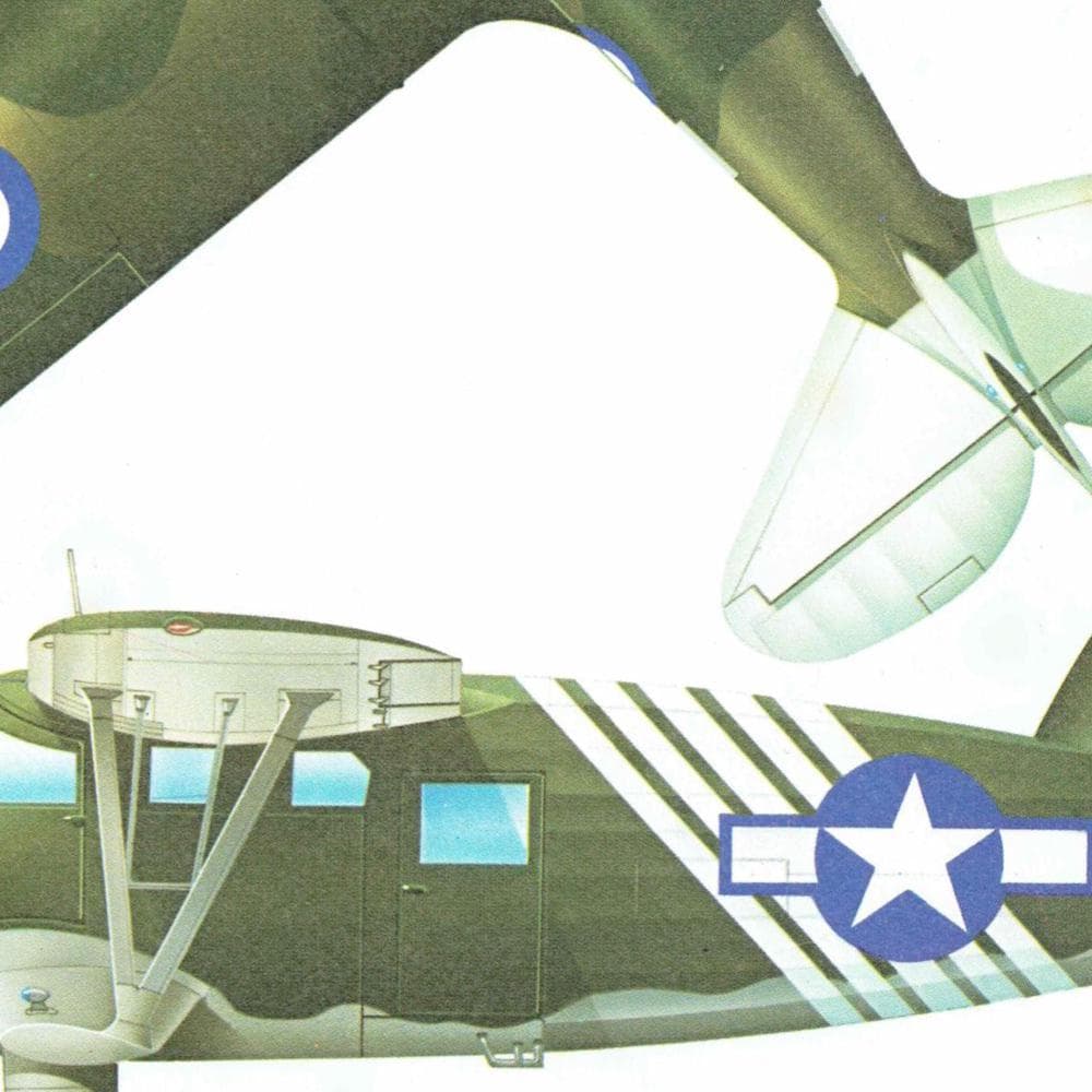 1985 Commonwealth CA-13 Boomerang II & Noorduyn Uc-64A Norseman Military Planes Vintage Print - WWII Aircraft Drawing - 8 x 10.75 in - Image 5