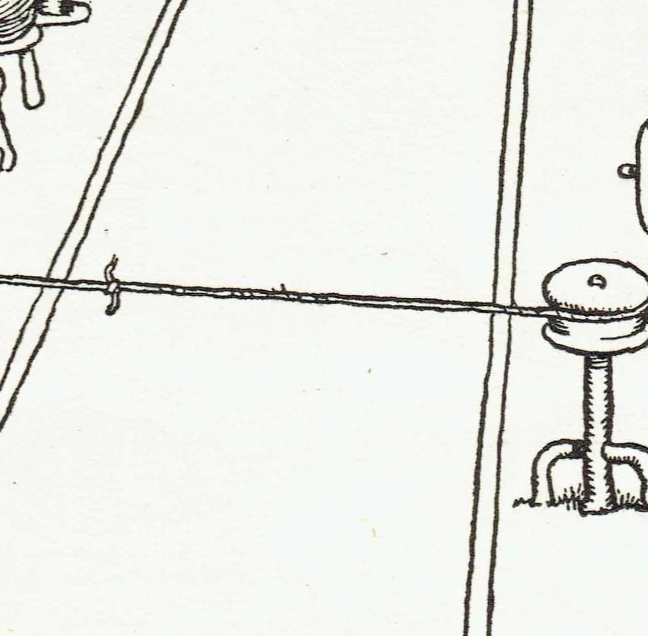 1935 Railway Humour - Original Vintage Print By Heath Robinson - Great Western Railway Centenary Cartoon Satire - 7 x 9.5 in - Image 8