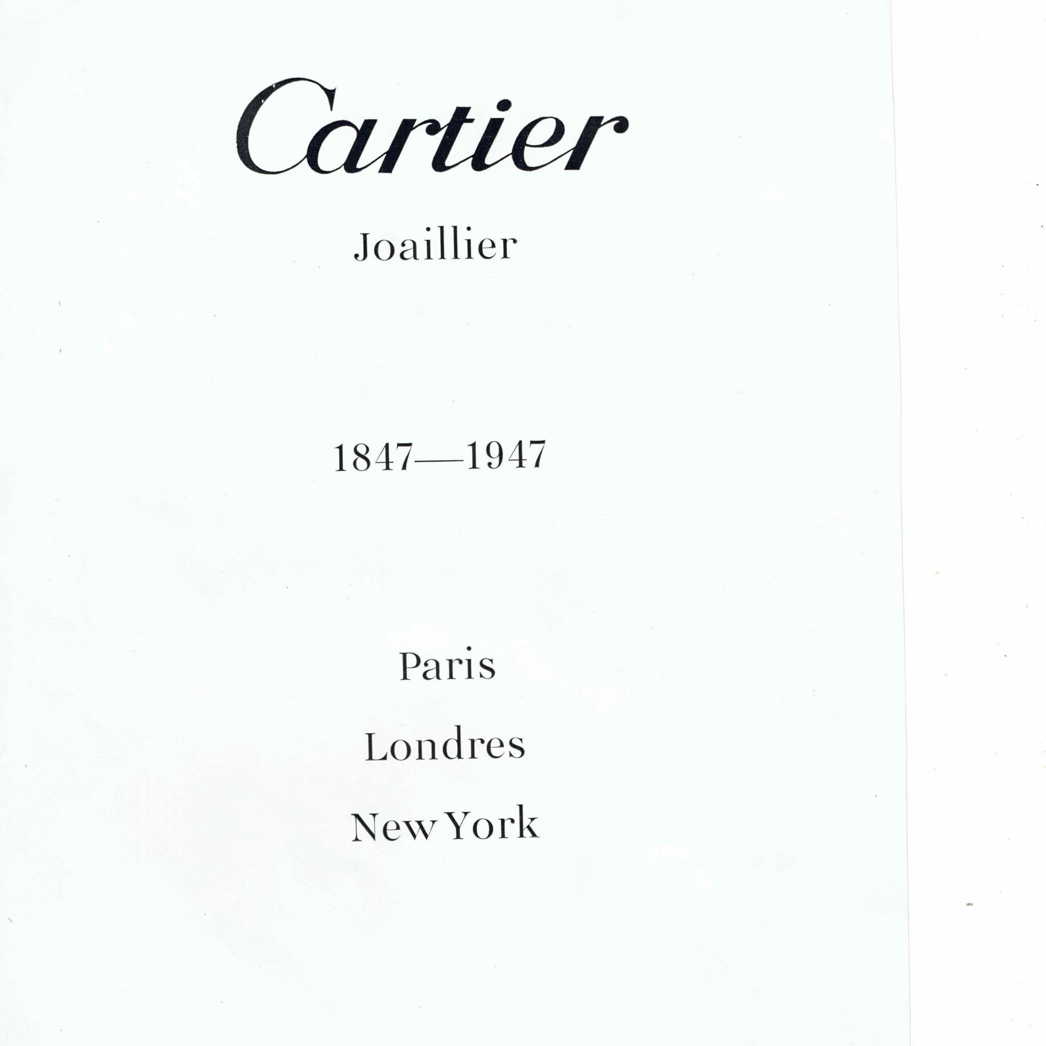 1947 Ducharne Sunflower & Cartier Centenary - Original Vintage Print - French Luxury Fashion Advertising Soleils Folio - 10.25 x 14.5 in - Image 2