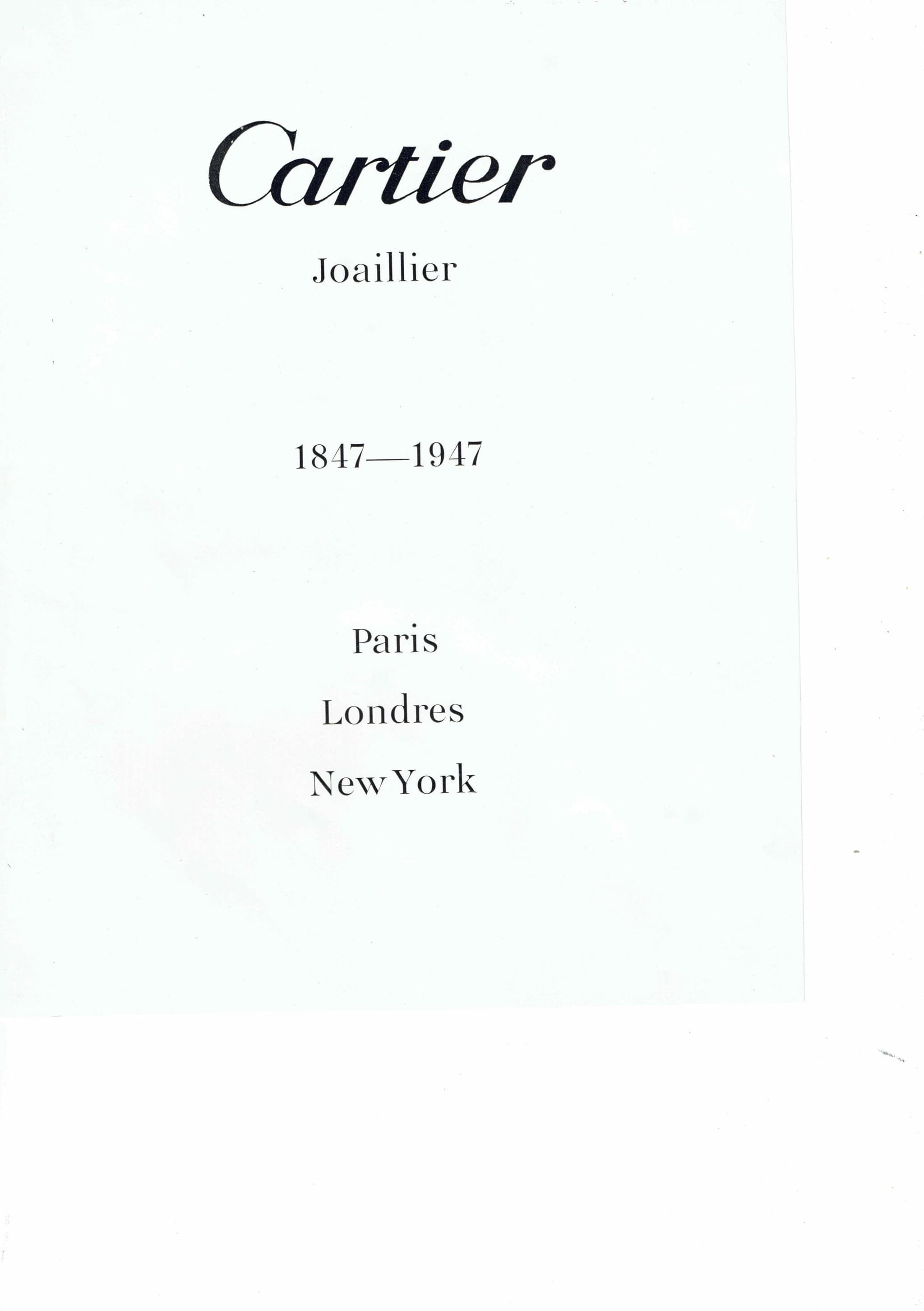 1947 Ducharne Sunflower & Cartier Centenary - Original Vintage Print - French Luxury Fashion Advertising Soleils Folio - 10.25 x 14.5 in - Image 4