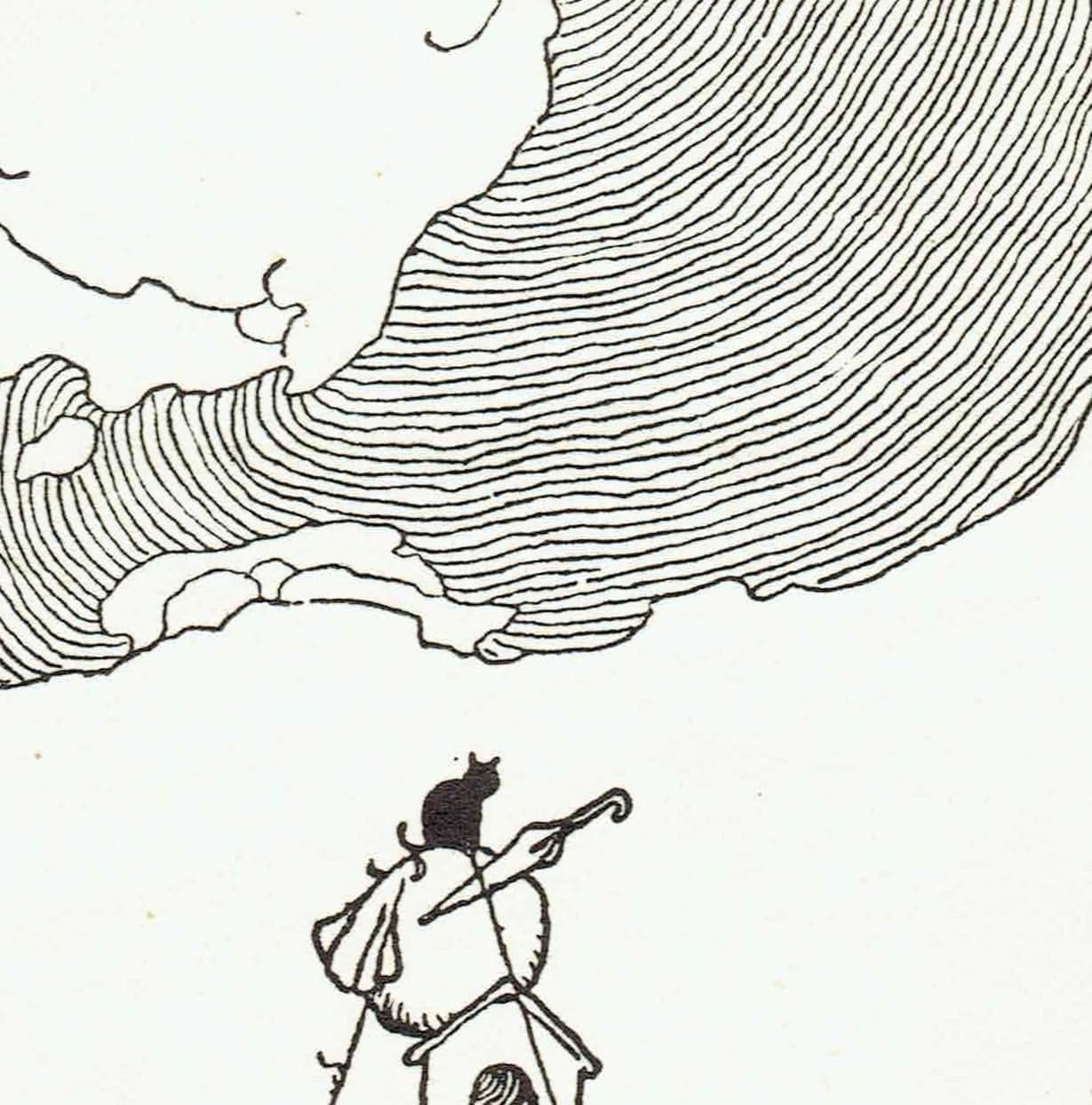 1935 Railway Smoke Contraption - Original Vintage Print By Heath Robinson - Great Western Centenary Humorous Cartoon - 7 x 9.5 in - Image 7