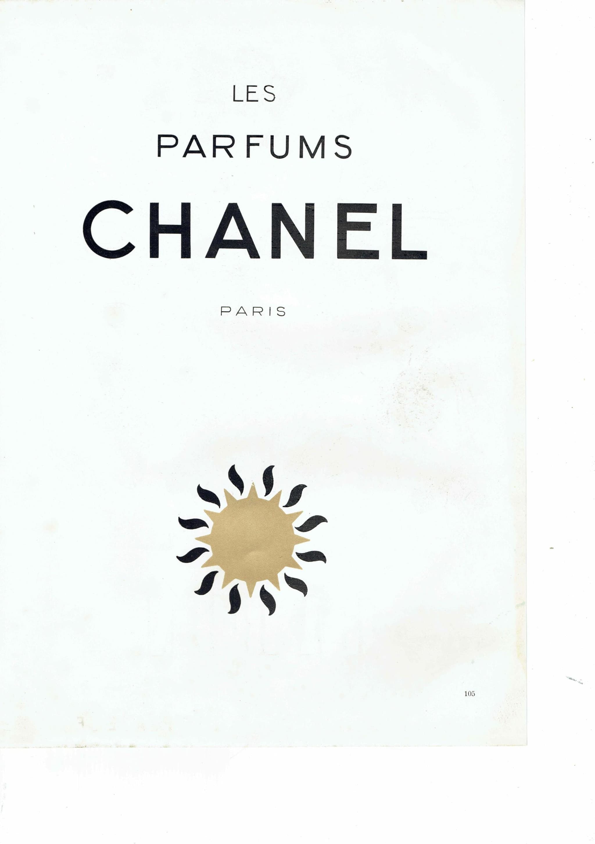 1947 Parfums Bruyère & Chanel Paris Ads - Original Vintage Print By Paulin - Soleils French Fashion Folio Double-Sided - 10.25 x 14.5 in - Image 4