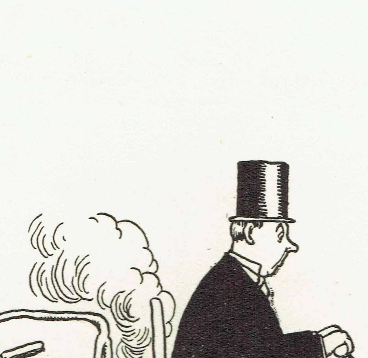 1935 Railway Pioneer Contraption - Original Vintage Print By Heath Robinson - Great Western Railway Centenary Humorous Cartoon - 7 x 9.5 in - Image 4