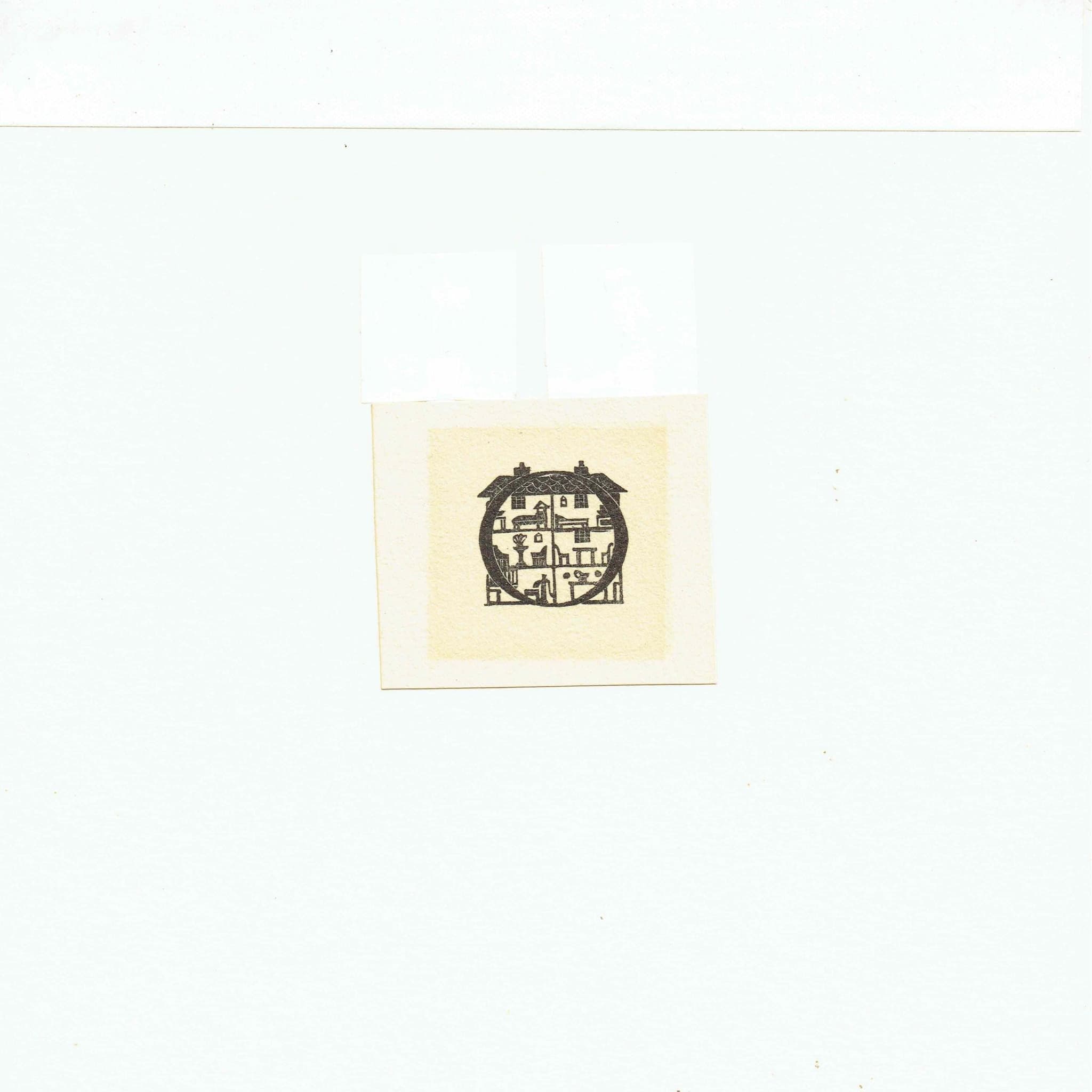 1929 Initial Letter Woodcuts Typography From Autumn Midnight by Eric Gill - Original Vintage Poetry Book - 2 x 2 in - Image 7