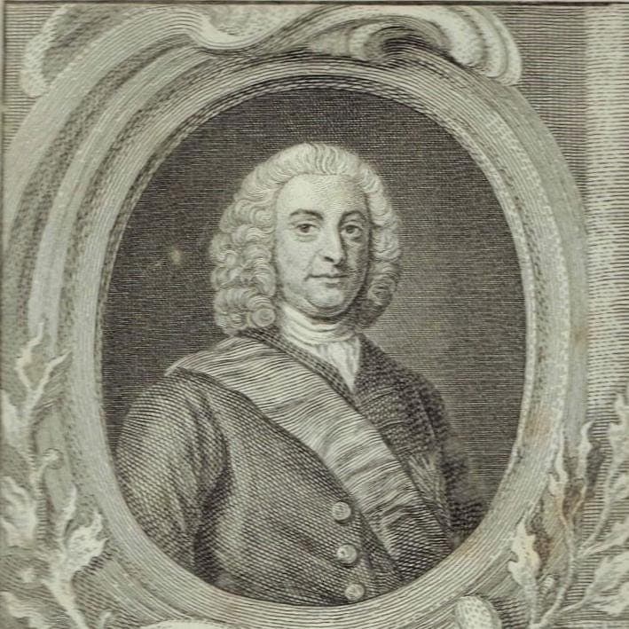 1775 Sir Edward Hawke Copperplate Print, Royal Navy Officer Portrait - Image 3