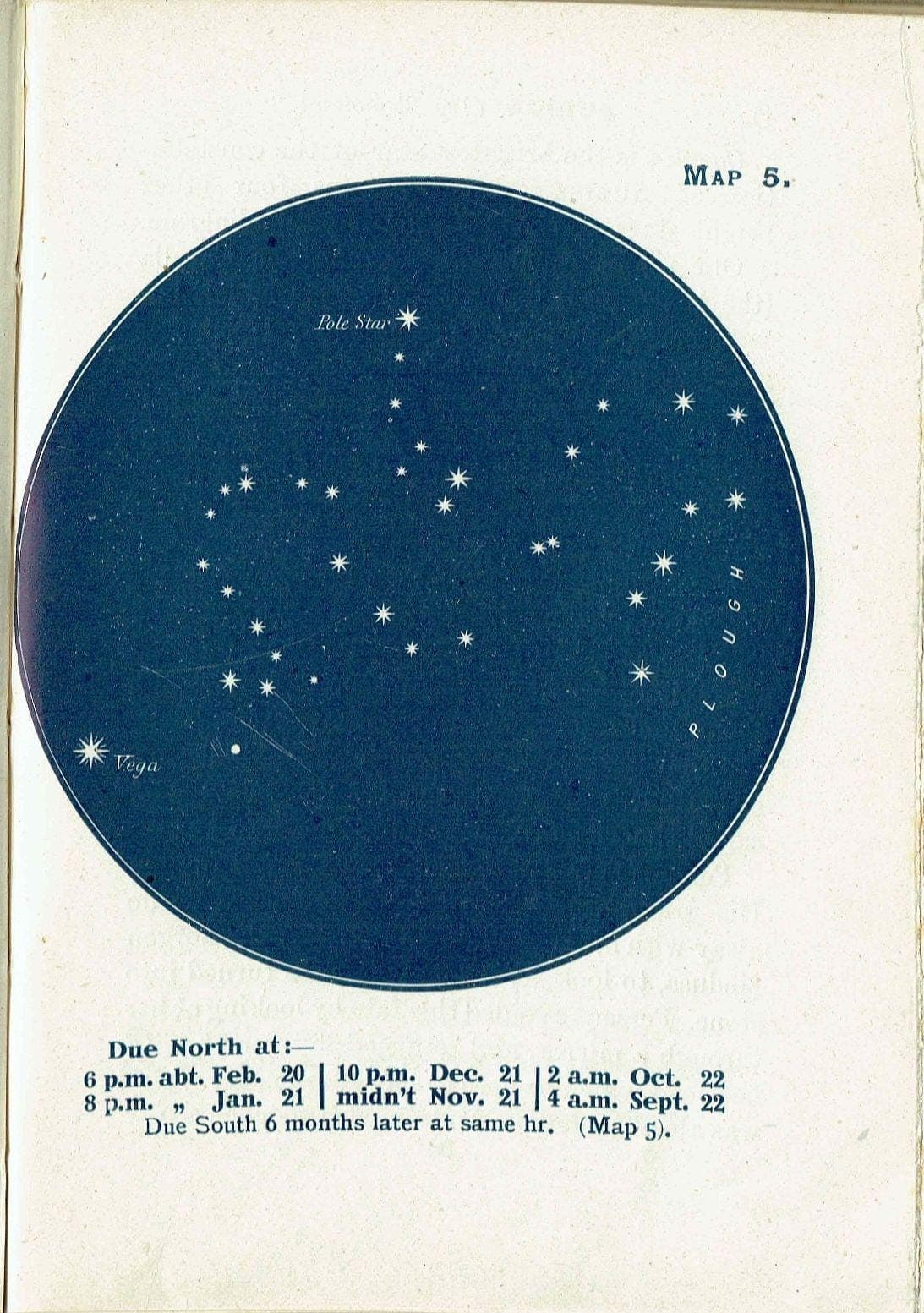 1944 Original Draco The Dragon Constellation Star Map Print - Vintage Astronomy Chart - Scientific Atlas Illustration - 4 x 6 in - Image 2