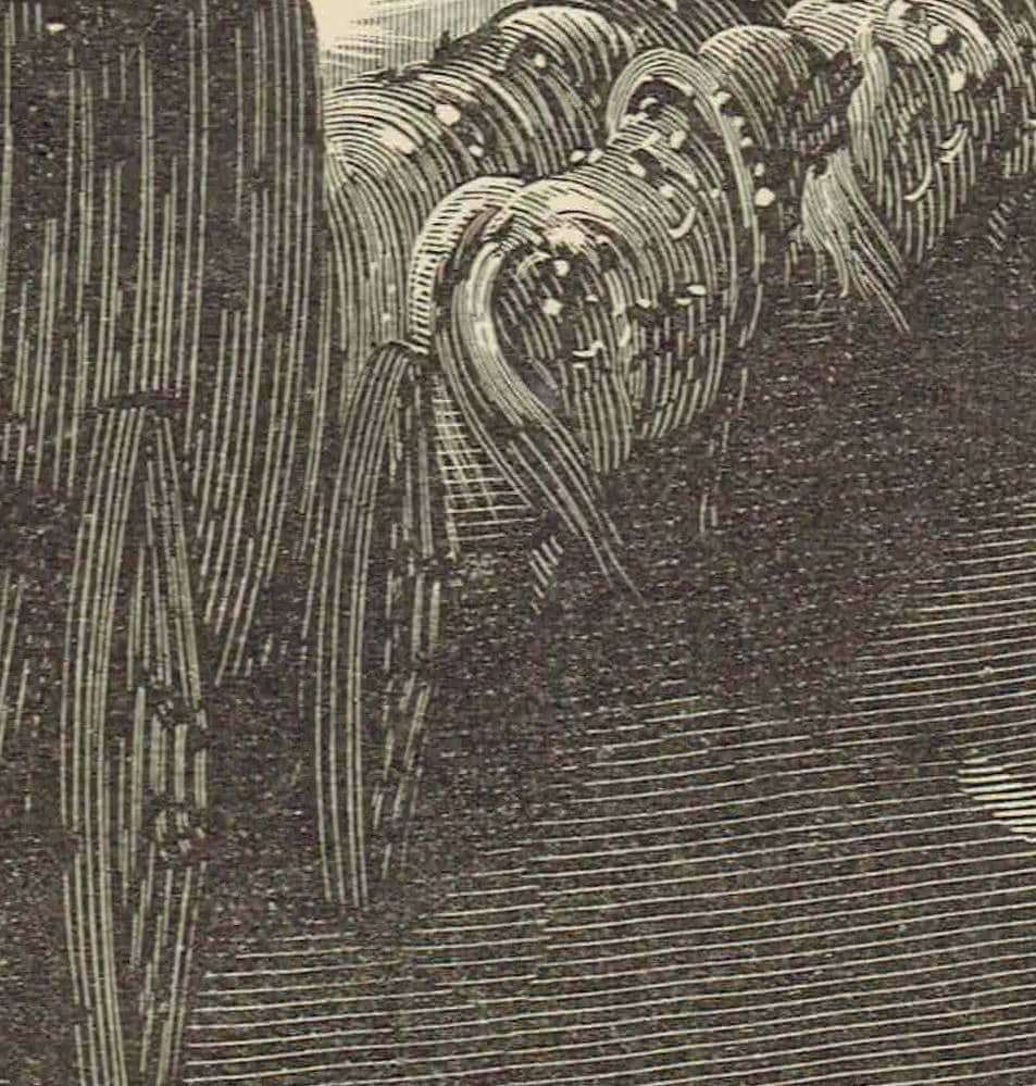 1870s Antique Granada Road Coach Travel Original Woodblock Print - Spanish Mountain Journey - Victorian Book Illustration - 8.5 x 12 in - Image 5