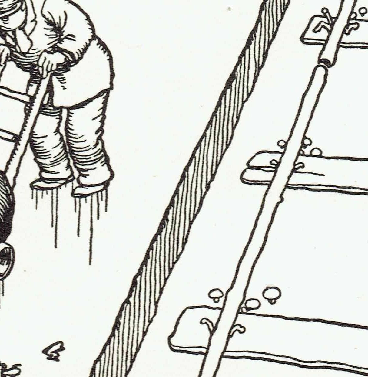 1935 Railway Humour - Original Vintage Print By Heath Robinson - Great Western Railway Centenary Cartoon Satire - 7 x 9.5 in - Image 8