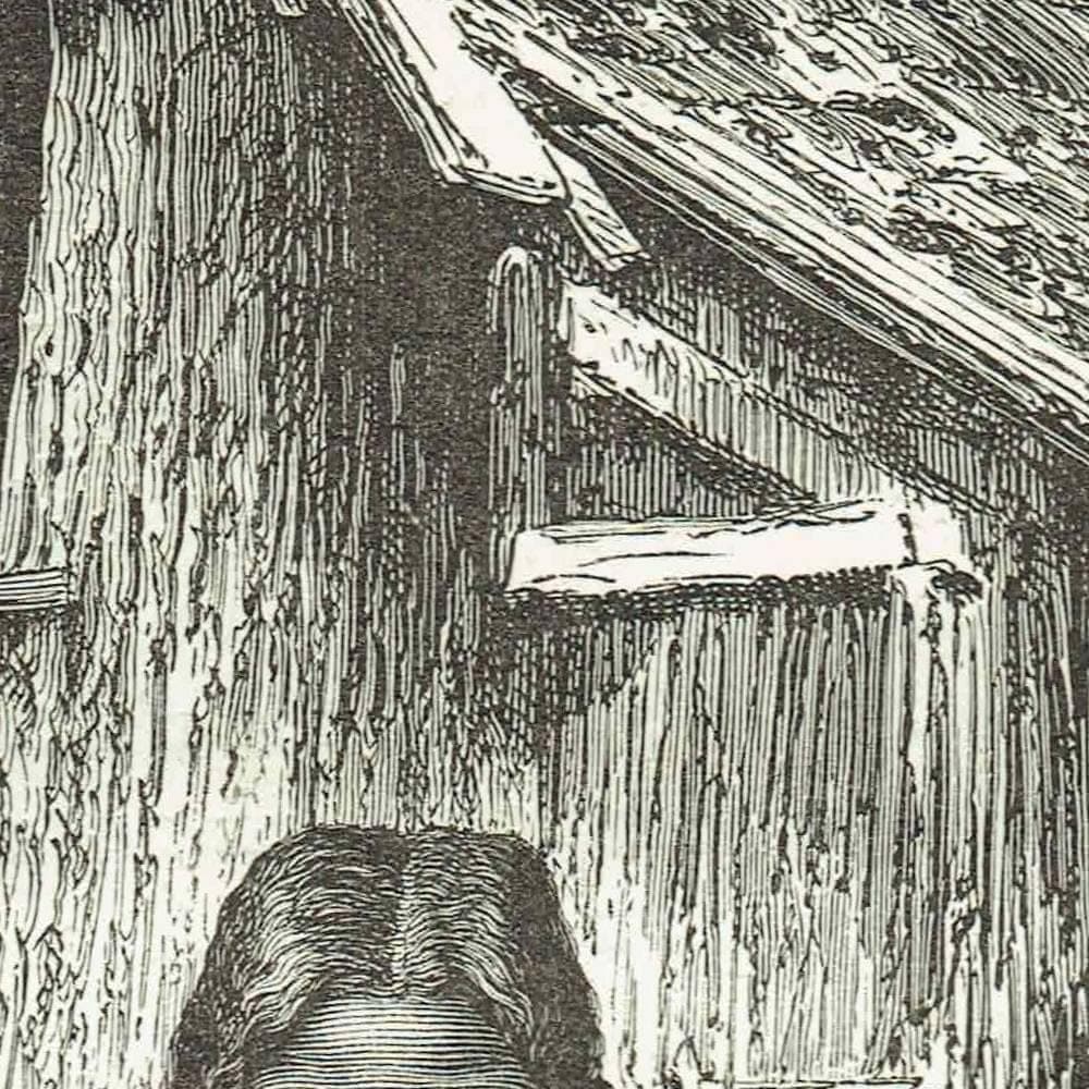 1870s Original Bakalai Woman Children African Portrait Woodblock Print - Victorian Travel Book Illustration - 8.5 x 12 in - Image 4