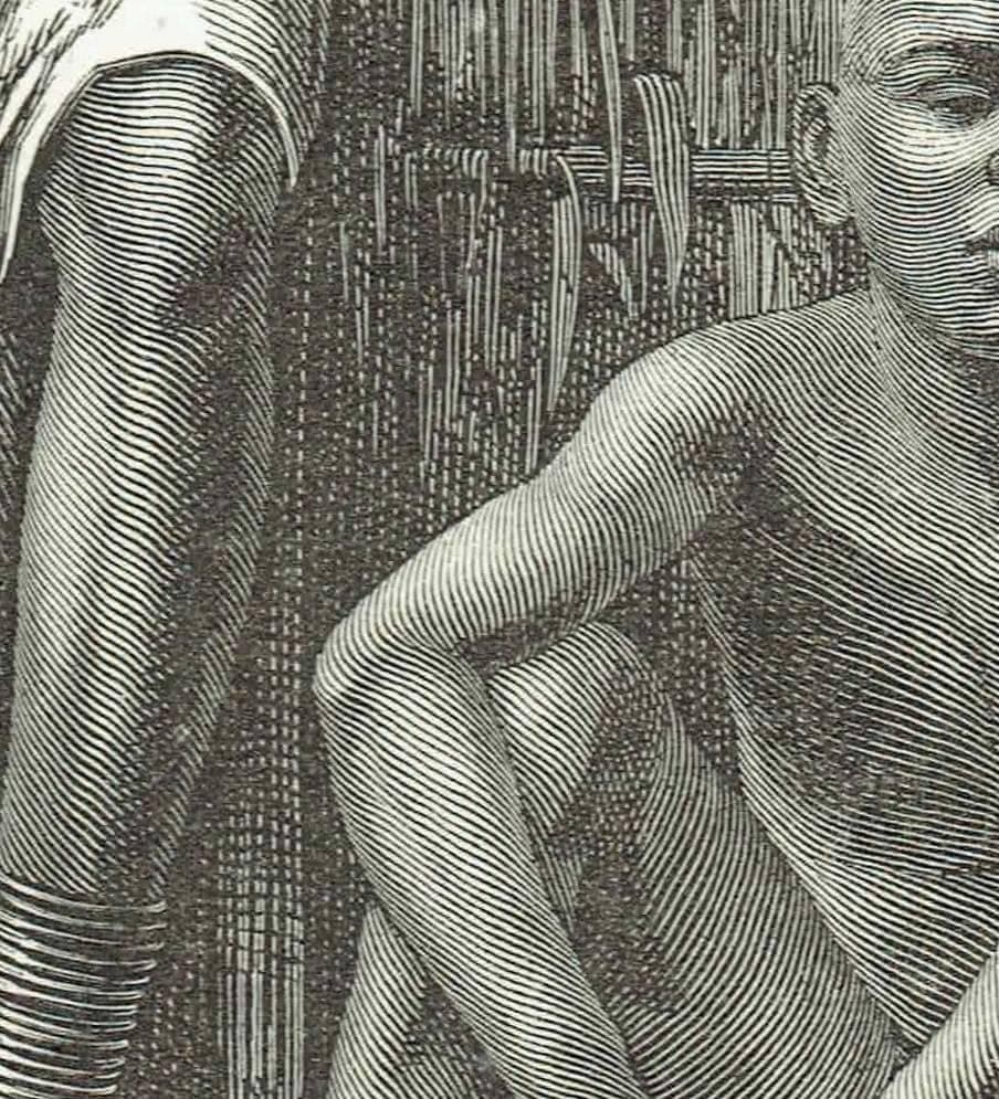 1870s Original Bakalai Woman Children African Portrait Woodblock Print - Victorian Travel Book Illustration - 8.5 x 12 in - Image 5