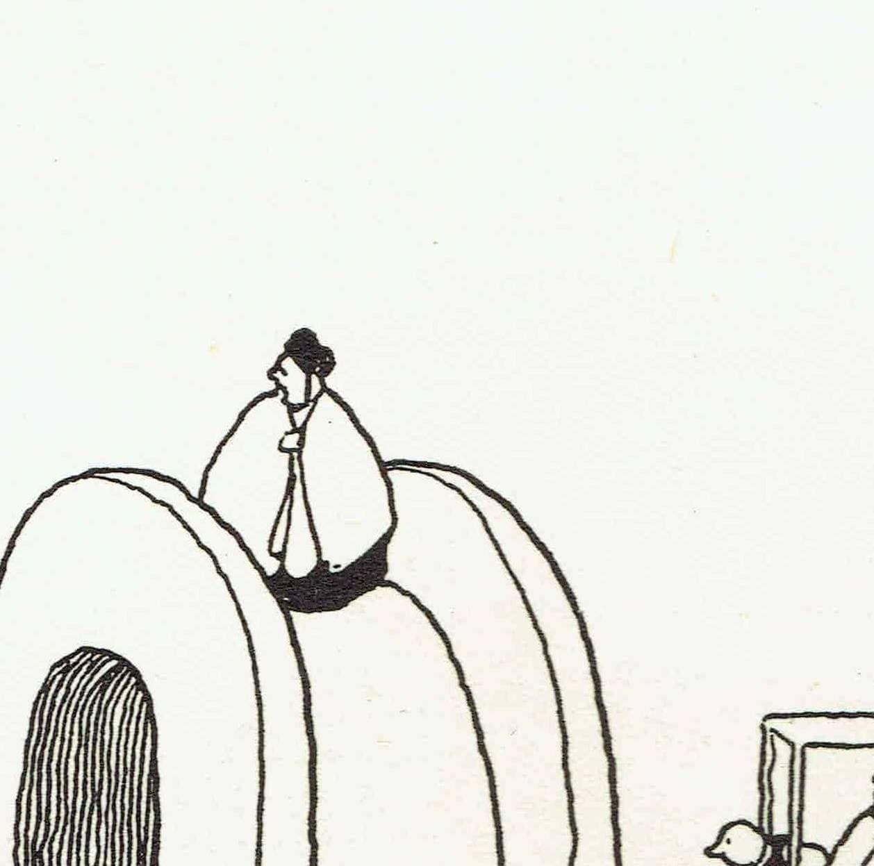 1935 Railway Signals Cartoon - Original Vintage Print By Heath Robinson - Great Western Railway Centenary Humour - 7 x 9.5 in - Image 6