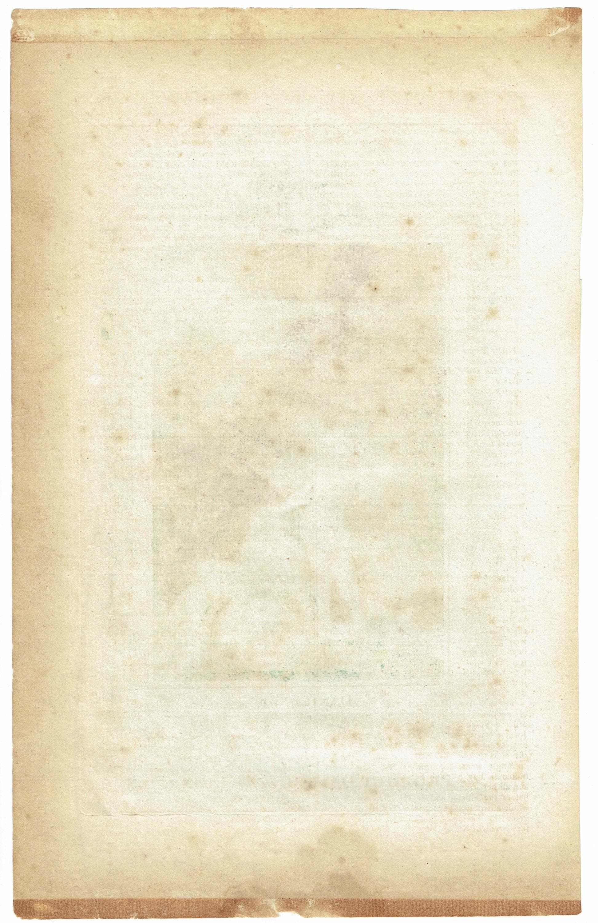 1790 - The Prophet Daniel in the Lion's Den - Original Print - Biblical Illustration - plate size 11 x 6.75 inches - Image 6