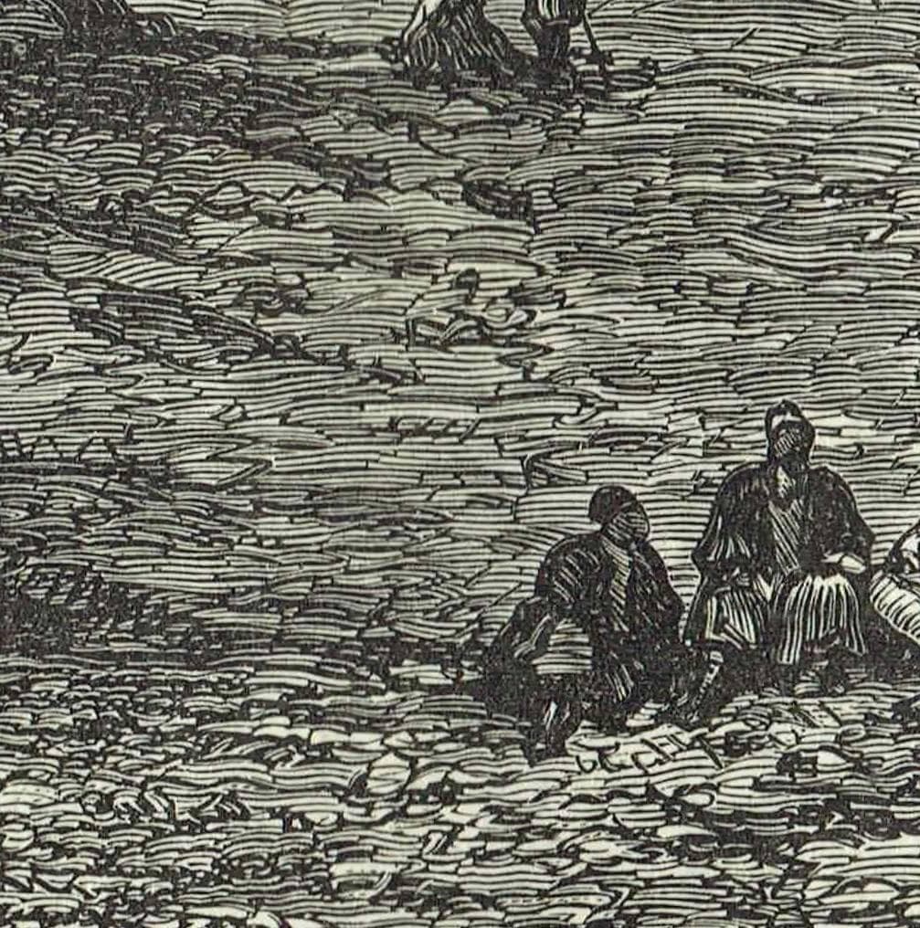 1870s Original Tropical River Gash Landscape - Victorian Travel Book Original Woodblock Print - Nature Print - 12 x 8.5 in - Image 5