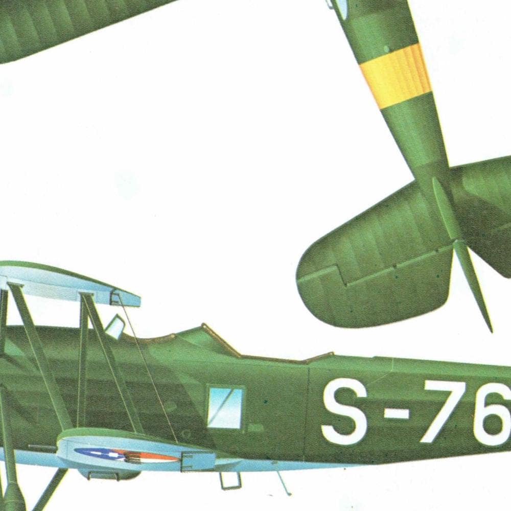 1985 Commonwealth CA-13 Boomerang II & Noorduyn Uc-64A Norseman Military Planes Vintage Print - WWII Aircraft Drawing - 8 x 10.75 in - Image 8