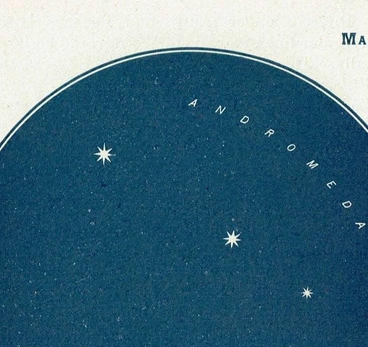 1944 Original Andromeda Aries Constellation Star Map Print - Celestial Navigation Chart - Vintage Astronomy Guide - 4 x 6 in - Image 4
