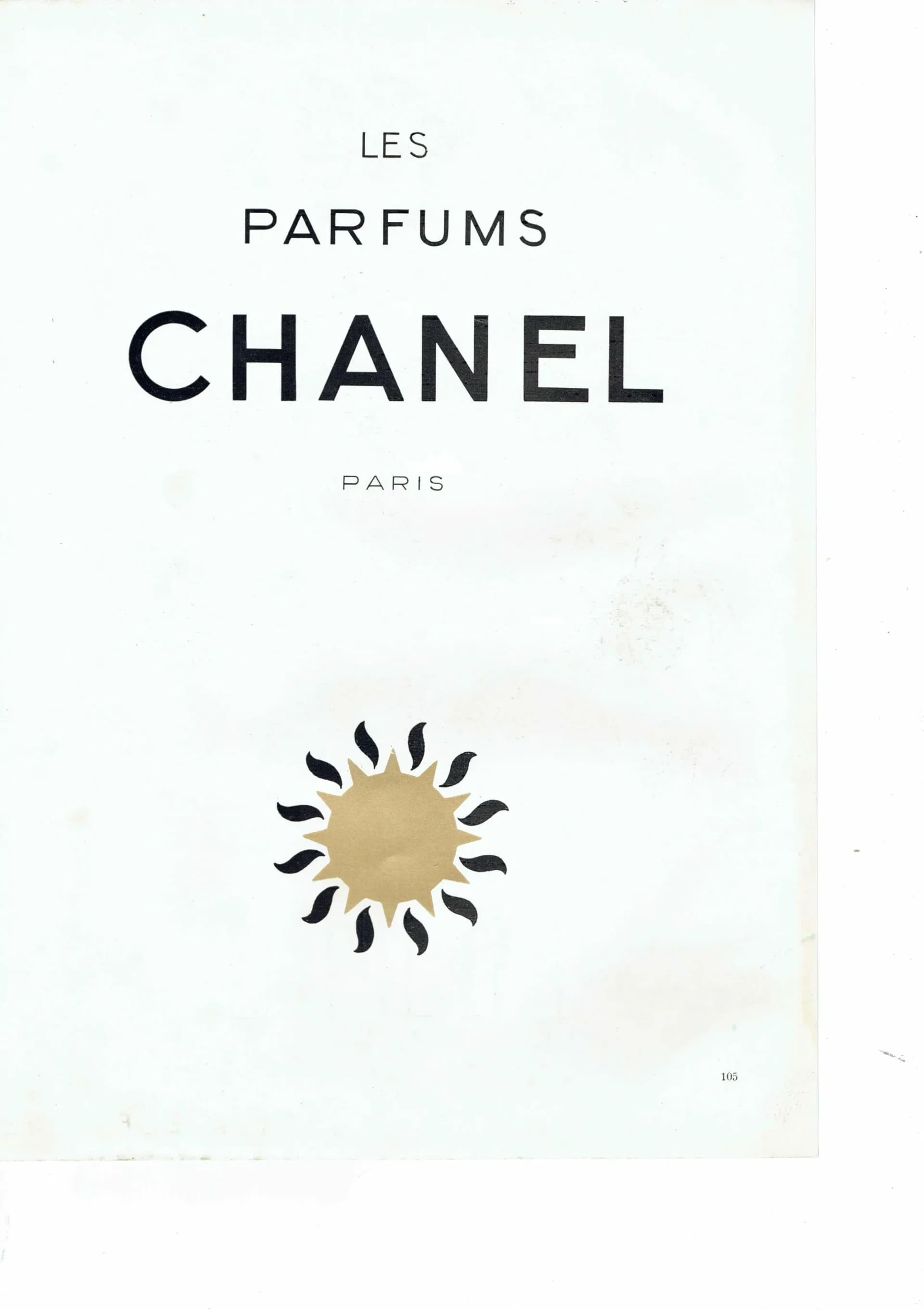 1947 Parfums Bruyère & Chanel Paris Ads - Original Vintage Print By Paulin - Soleils French Fashion Folio Double-Sided - 10.25 x 14.5 in