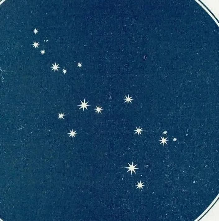 1944 Saggitarius Constellation Print - Original Vintage Print By Gall - Star Chart Celestial Astronomy Atlas Scientific Study - 4 x 6 in