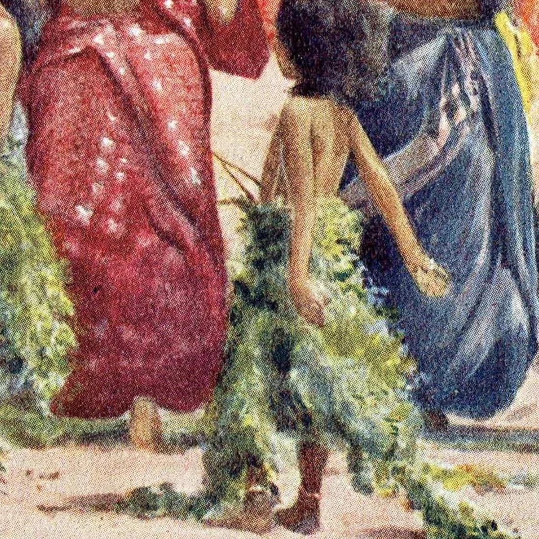 10 x 7.5 in — “Periyapalayam” — Print — 1913 — Book Illustration