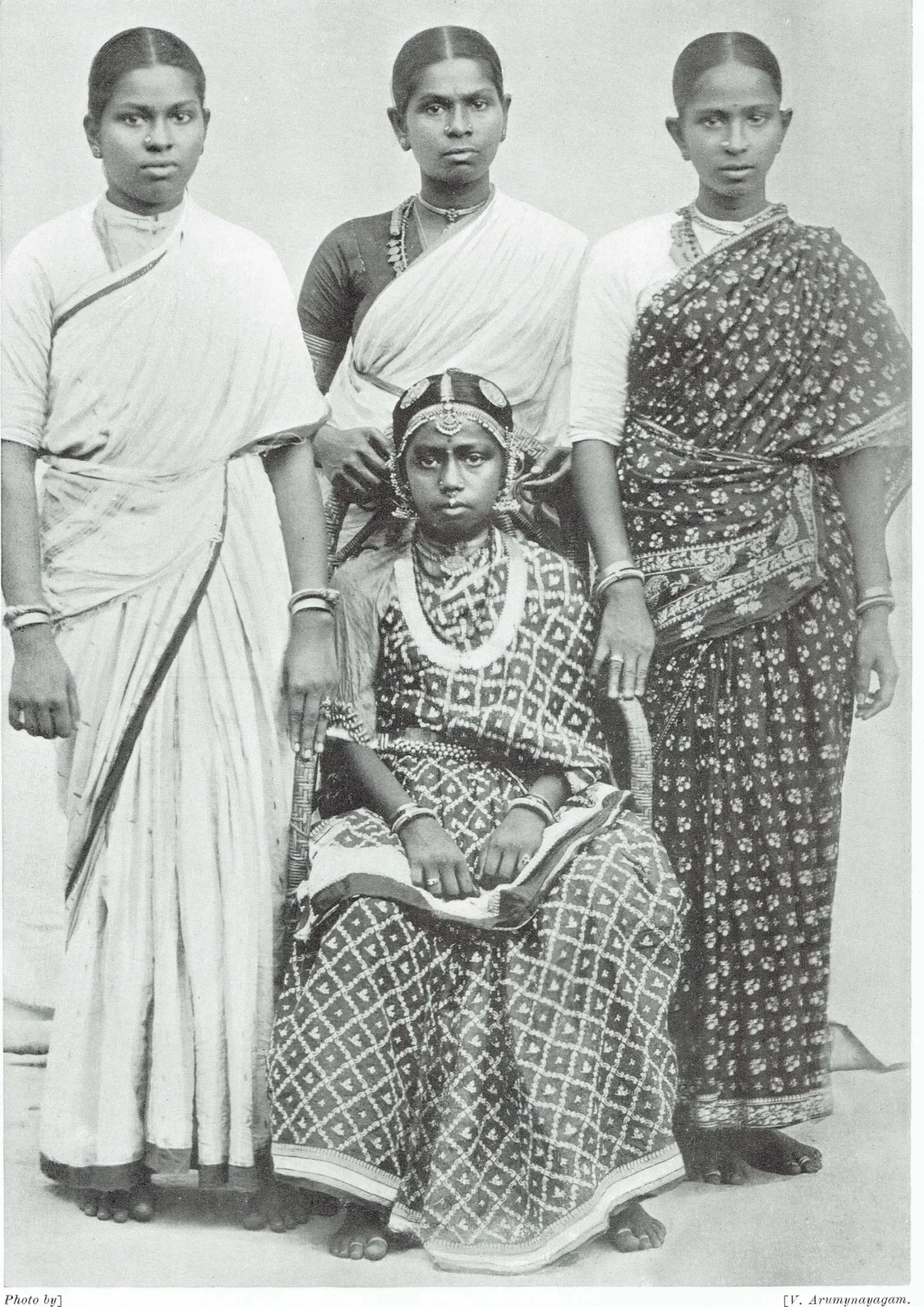 7.5 x 10 in — “Hindu Bride” — Print — 1913 — Book Illustration