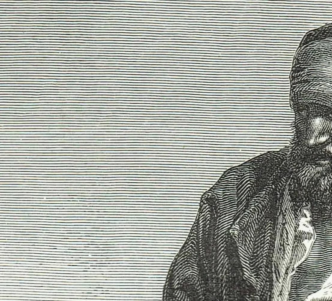 1870s Original Victorian Mesopotamian Portrait Woodblock Print - Antique Travel Book Illustration - Religious Cultural Study - 8.5 x 12 in