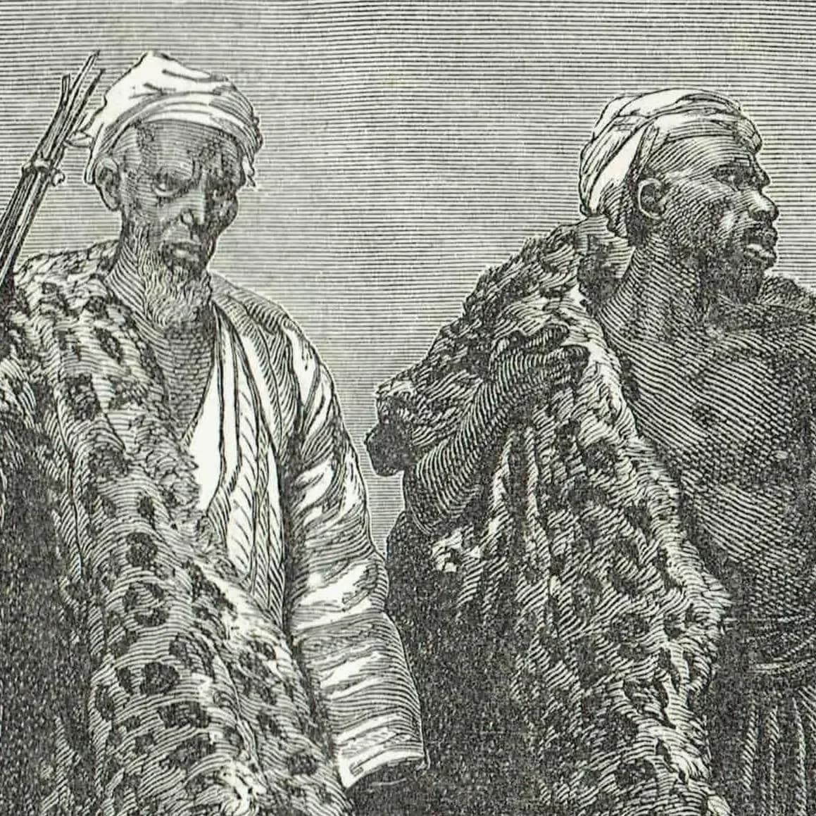 1869 Arabs Bringing Skins to Market Mesopotamia - Original Antique Print - Illustrated Travels Bates Royal Geographical - 11.75 x 8.75 in