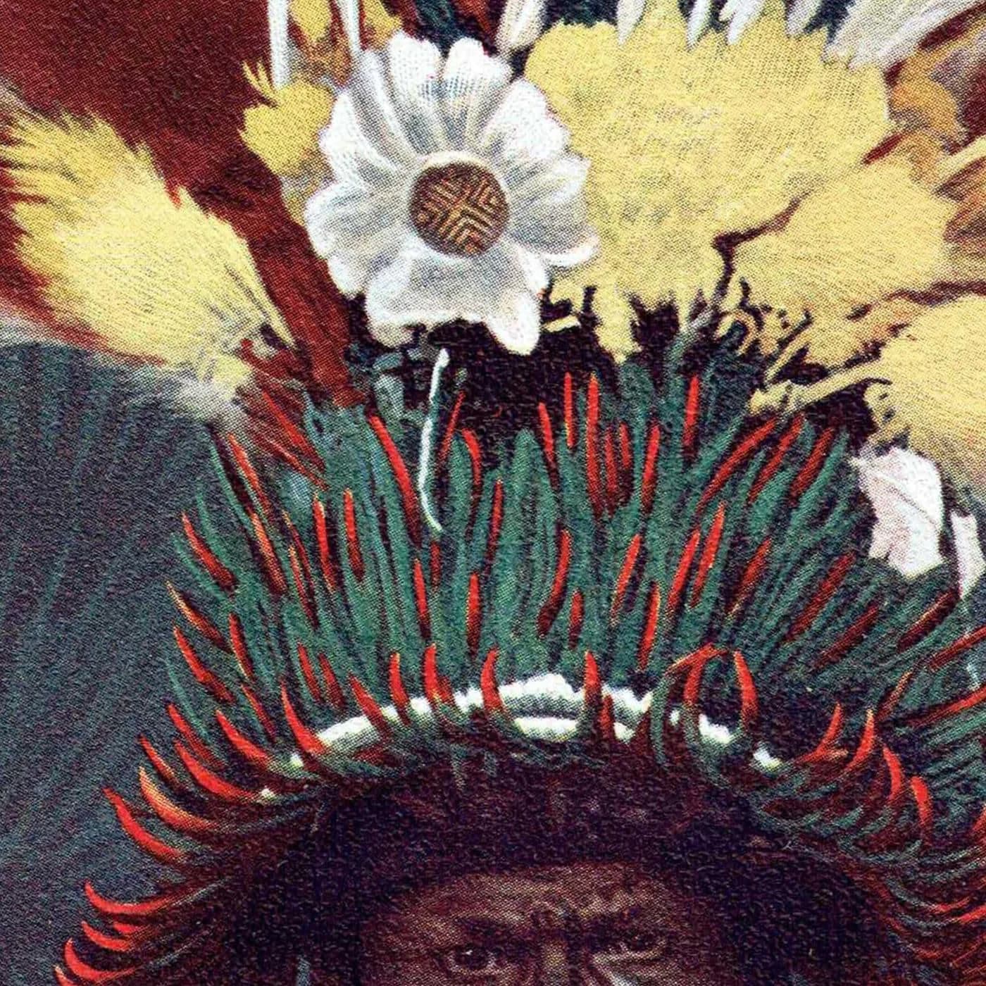 7.5 x 10 in — “Roro Chief Ceremonial Dress” — Print — 1913 — Book Illustration