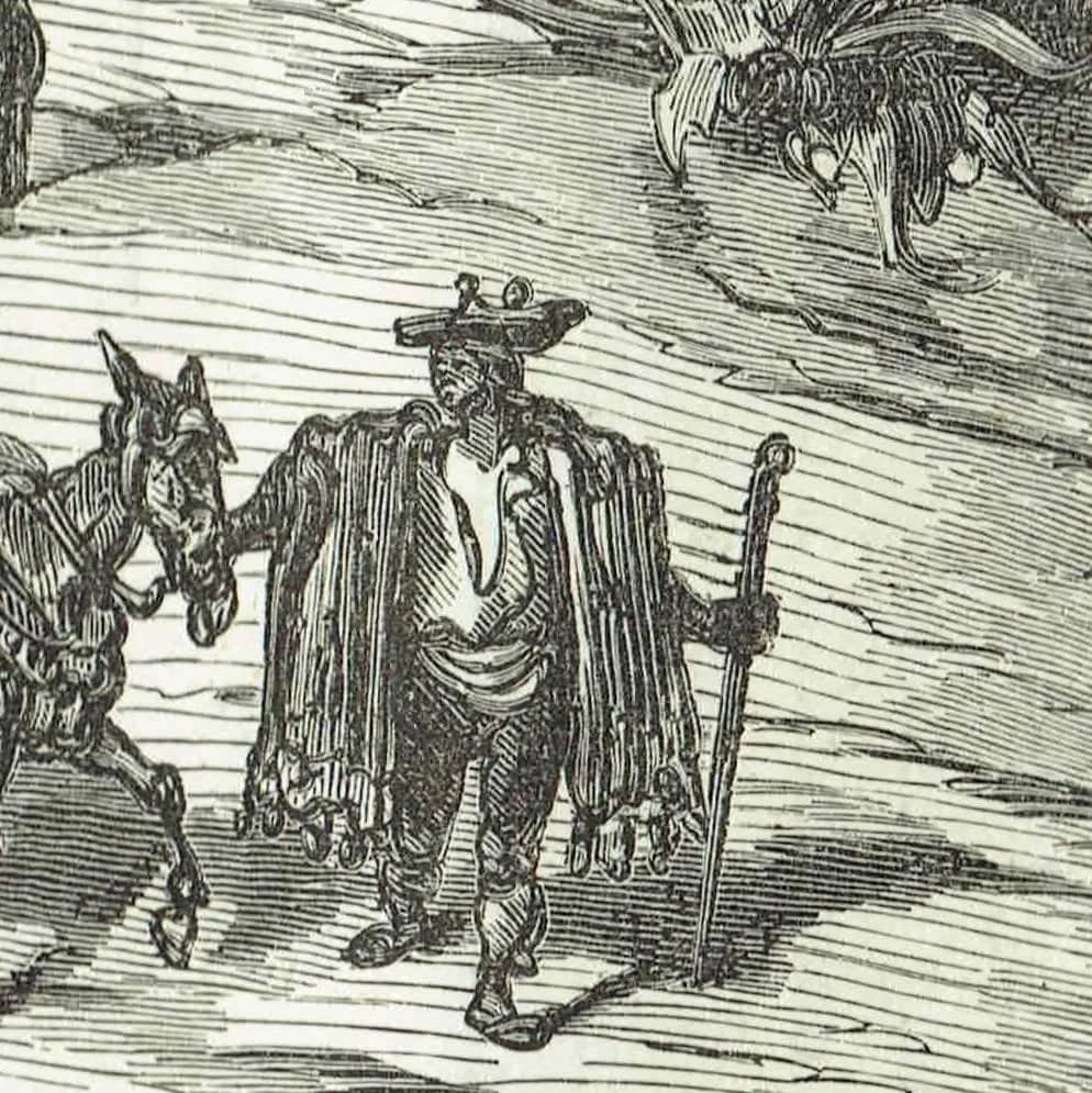 1870s Original Detailed Spanish Palm Grove Landscape Woodblock Print - Victorian Travel Book Drawing - Antique Alicante Scene - 12 x 8.5 in