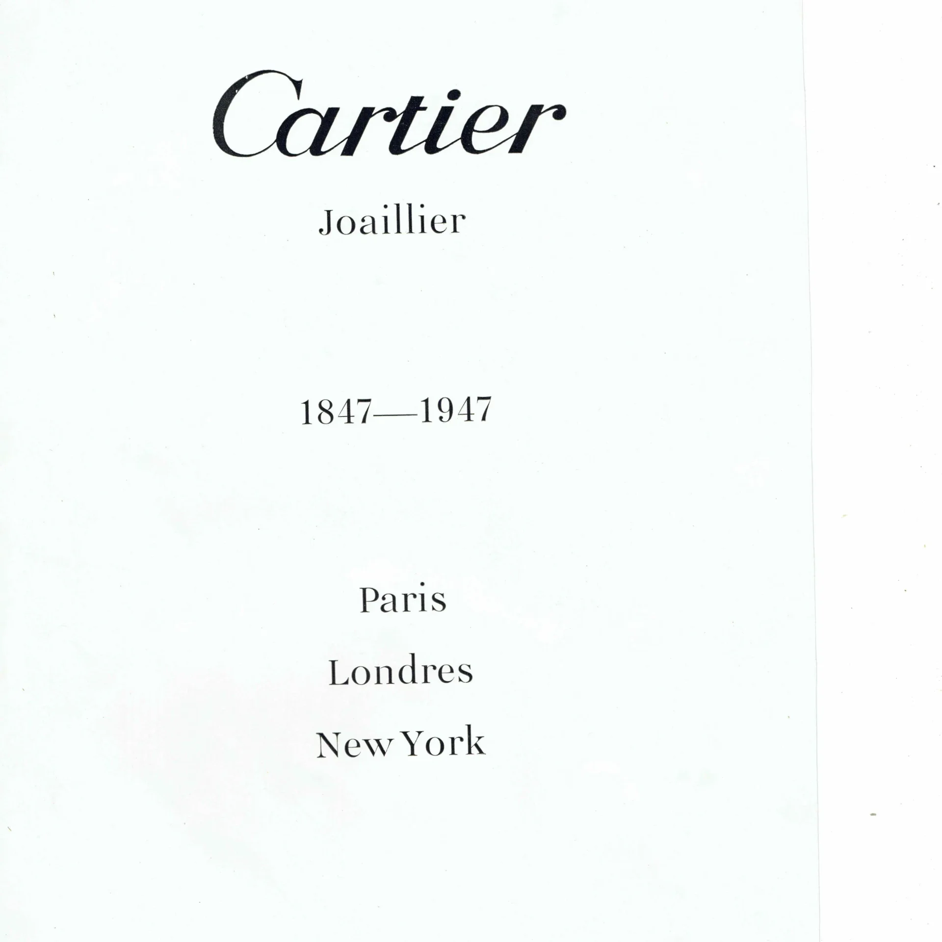 1947 Ducharne Sunflower & Cartier Centenary - Original Vintage Print - French Luxury Fashion Advertising Soleils Folio - 10.25 x 14.5 in