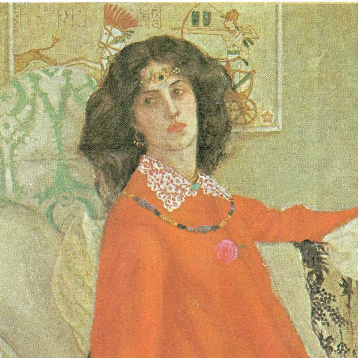 Faustine Vintage Print - Edwardian Woman Portrait by Armfield, 1979