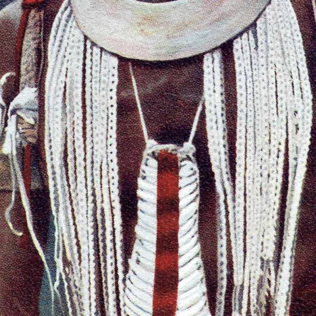 7.5 x 10 in — “Roro Chief Ceremonial Dress” — Print — 1913 — Book Illustration