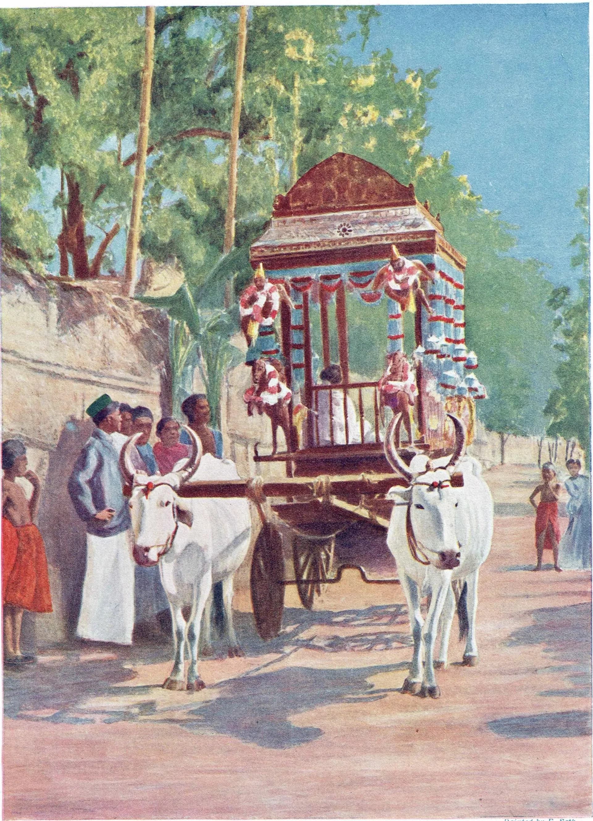 7.5 x 10 in — “Wedding Cart” — Print — 1913 — Book Illustration