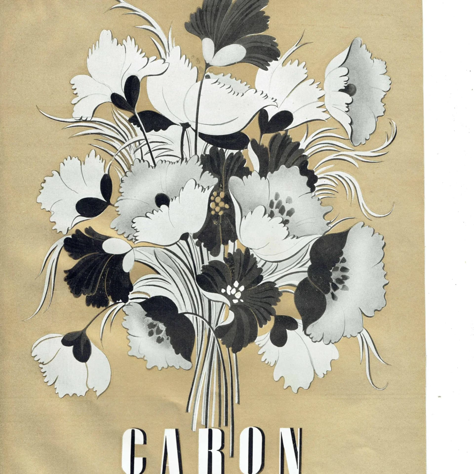 1947 Caron Parfums & Boucheron Diamonds - Original Vintage Print - French Luxury Fashion Place Vendôme Soleils - 10.25 x 14.5 in