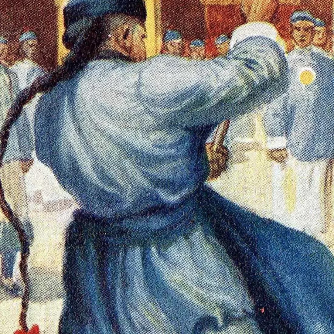 10 x 7.5 in — “Tientsin Ceremony” — Print — 1913 — Book Illustration