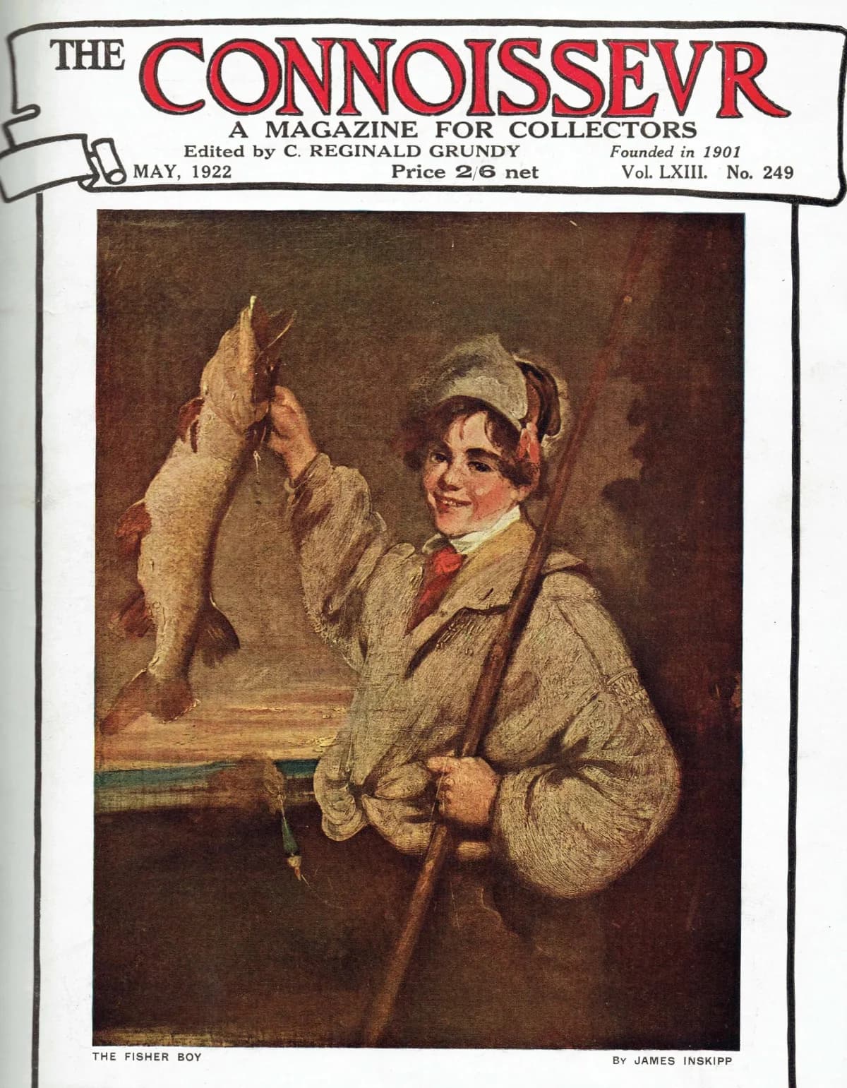 1922 Book vol 63 The Connoisseur: An Illustrated Magazine for Collectors - 8 x 10.5 in - 15 volumes available 1903-1922